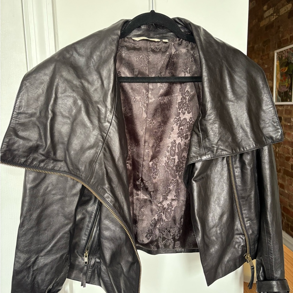 Women's Black Leather Jacket